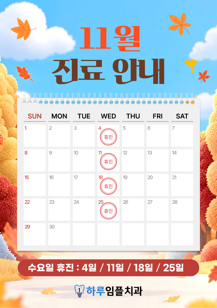 11월 진료안내